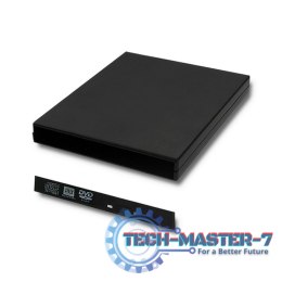 Obudowa/kieszeń na napęd optyczny CD/DVD SATA USB 2.0 12.7mm