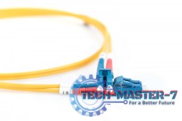 Patchcord FO Singlemode 09/125 OS2 LC-LC duplex 2m Żółty