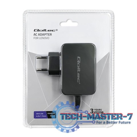 Zasilacz do Lenovo 65W | 20V | 3.25A | 4.0*1.7 Zasilacz do Lenovo 65W | 20V | 3.25A | 4.0*1.7