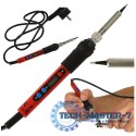 KAFUWELL Lutownica oporowa grzałkowa regulacja temperatury wyświetlacz LCD 80W