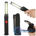 Lampa warsztatowa latarka USB 5 trybów magnes hak akumulator 1200 mAh 200 lm KAFUWELL
