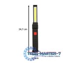 Lampa warsztatowa latarka USB 5 trybów magnes hak akumulator 1200 mAh 200 lm KAFUWELL