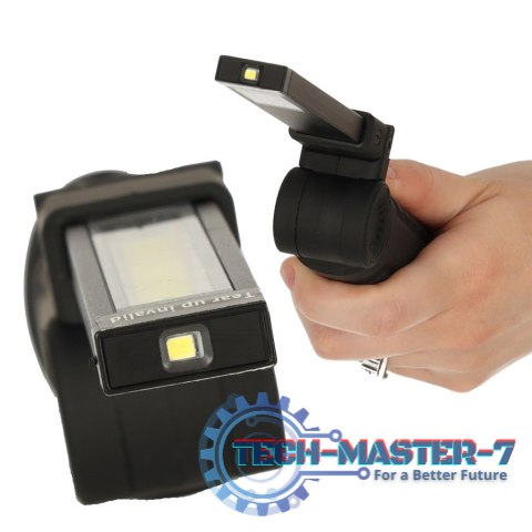 Lampa warsztatowa latarka USB 5 trybów magnes hak akumulator 1200 mAh 200 lm KAFUWELL Lampa warsztatowa latarka USB 5 trybów magnes hak akumulator 1200 mAh 200 lm KAFUWELL