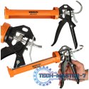 Pistolet wyciskacz do silikonu akrylu kleju kartuszy mas obrotowy korpus 360 255mm WOKIN