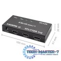 Aktywny rozdzielacz Splitter 2 x HDMI 4K x 2K | 3.4Gb/s