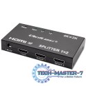 Aktywny rozdzielacz Splitter 2 x HDMI 4K x 2K | 3.4Gb/s
