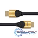 Kabel HDMI v2.1 Ultra High Speed 8K | 60Hz | 26AWG | 5m Złoty
