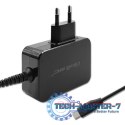 Ładowarka GaN Power Pro | 1xUSB-C | 65W | 5-20V | 3-3.25A | Czarna