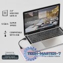 Obudowa | Kieszeń na dysk SSD HDD 2.5 cala | SATA | USB 3.0 | Super speed 5Gb/s | 2TB | Różowy