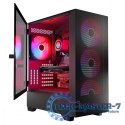 Obudowa komputerowa Siroco ARGB Flow Midi USB 3.0x2+Type-C Czarna