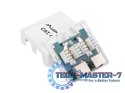 Gniazdo natynkowe 2x RJ45 Kat.6 białe ekranowane