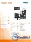 Płyta główna PRO Z890-S WIFI s1851 4DDR5 ATX
