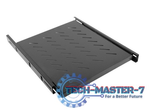 Półka do szaf 19'' 800mm 1U 465x550mm czarna Półka do szaf 19'' 800mm 1U 465x550mm czarna