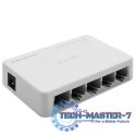 SWITCH przełącznik sieciowy 5 x port RJ45 | 1000Mbps | Fast Ethernet | LAN