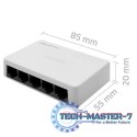 SWITCH przełącznik sieciowy 5 x port RJ45 | 100Mbps | Fast Ethernet| LAN