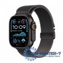 Watch Ultra 2 GPS + Cellular, koperta 49 mm z tytanu w kolorze czarnym z bransoletą mediolańską M z tytanu w kolorze czarnym