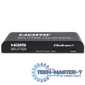 Aktywny rozdzielacz Splitter 2 x HDMI 4K x 2K | 6Gb/s | 60Hz