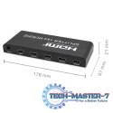 Aktywny rozdzielacz Splitter 4 x HDMI 4K x 2K | 6Gb/s | 60Hz