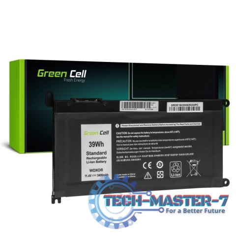 Bateria do Dell WDXOR 11,4V 3400mAh