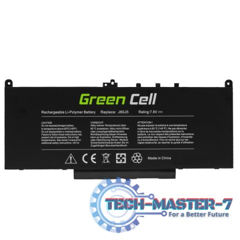 Bateria do notebooka Dell J60J5 7.6V 5800mAh Bateria do notebooka Dell J60J5 7.6V 5800mAh