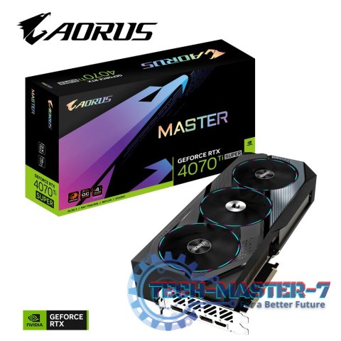 Karta graficzna RTX 4070 Ti SUPER MASTER 16G GDDR6X 256bit 3DP Karta graficzna RTX 4070 Ti SUPER MASTER 16G GDDR6X 256bit 3DP
