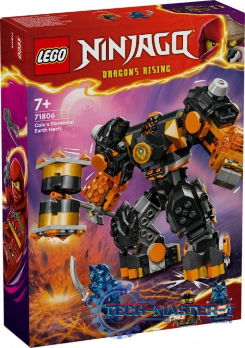 Klocki Ninjago 71806 Mech żywiołu ziemi Colea Klocki Ninjago 71806 Mech żywiołu ziemi Colea