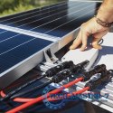 Konektor solarny z bezpiecznikiem, złącze MC4 1000V 20A