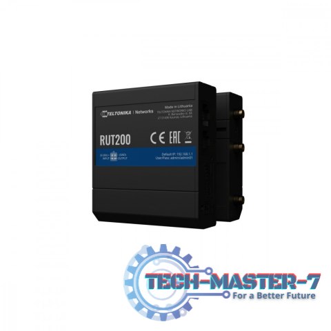 Router 4G/LTE RUT200 (Cat 4), 3G, 2G, WIFI, Ethernet Router 4G/LTE RUT200 (Cat 4), 3G, 2G, WIFI, Ethernet