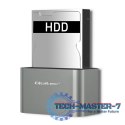 Stacja dokująca dysków HDD/SSD | 2.5"/3.5" SATA | USB 3.0