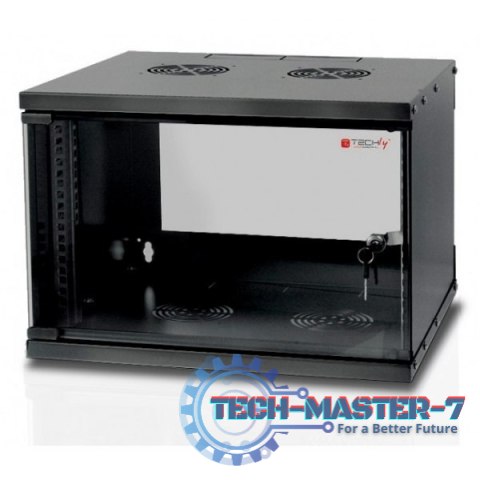 Szafa wisząca ECO 19cal i 6U/320mm czarna Szafa wisząca ECO 19cal i 6U/320mm czarna