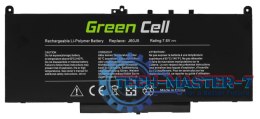 Bateria GREEN CELL do Dell Latitude E7270 DE135 (5800 mAh /7.6V )