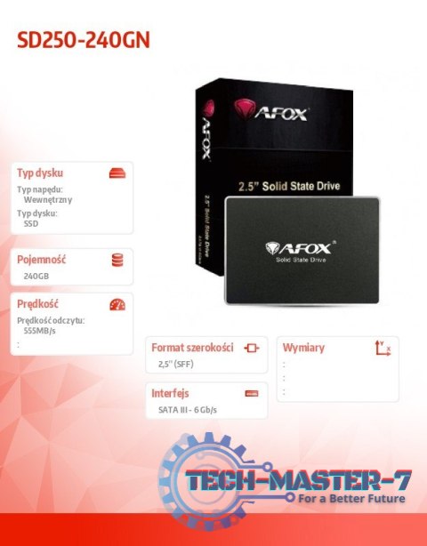 Dysk SSD - 240GB TLC 555 MB/s Dysk SSD - 240GB TLC 555 MB/s