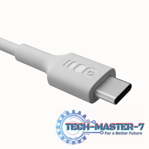 Kabel USB-C-USB-C PowerFlex 100W silikonowy 1.2m biały Kabel USB-C-USB-C PowerFlex 100W silikonowy 1.2m biały
