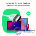 Kabel USB-C-USB-C PowerFlex 100W silikonowy 1.2m biały