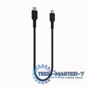 Kabel USB-C-USB-C PowerFlex 100W silikonowy 1.2m czarny