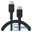 Kabel USB-C-USB-C PowerStream 100W oplot 1,2m czarny