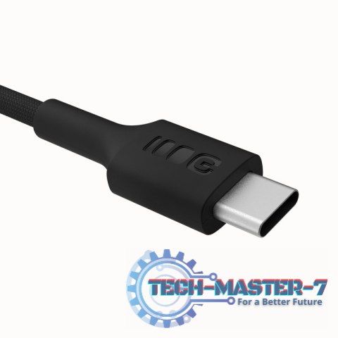 Kabel USB-C-USB-C PowerStream 100W oplot 1,2m czarny Kabel USB-C-USB-C PowerStream 100W oplot 1,2m czarny
