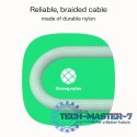 Kabel USB-C-USB-C PowerStream 100W oplot 1,2m zielony