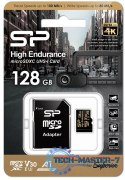 Karta pamięci microSDXC High Endurance 128GB V30 UHS-1 U3 A1 24/7 + ADAPTER microSD-SD