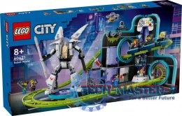 Klocki City 60421 Park Świat Robotów z rollercoasterem