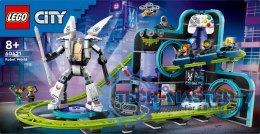Klocki City 60421 Park Świat Robotów z rollercoasterem