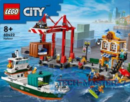 Klocki City 60422 Nadmorski port ze statkiem towarowym
