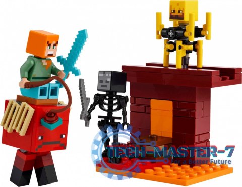 Klocki Minecraft 21266 Bitwa na moście Netheru Klocki Minecraft 21266 Bitwa na moście Netheru