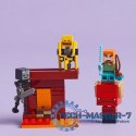 Klocki Minecraft 21266 Bitwa na moście Netheru