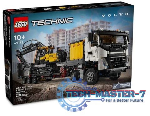 Klocki Technic 42175 Ciężarowka Volvo FMX i koparka EC230 Electric Klocki Technic 42175 Ciężarowka Volvo FMX i koparka EC230 Electric