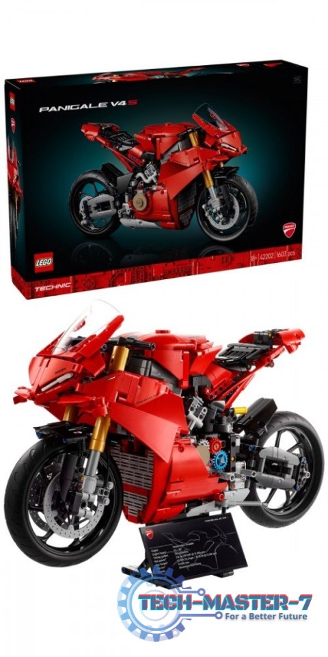 Klocki Technic 42202 Motocykl Ducati Panigale V4 S Klocki Technic 42202 Motocykl Ducati Panigale V4 S