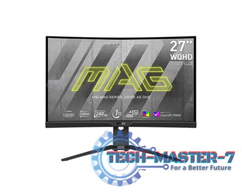 Monitor 27 cali MAG 275CQRXF LED/QHD/Curved/240Hz/czarny Monitor 27 cali MAG 275CQRXF LED/QHD/Curved/240Hz/czarny