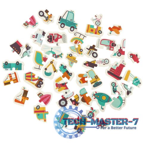 Puzzle w puszce pojazdy 24 puzzle Puzzle w puszce pojazdy 24 puzzle