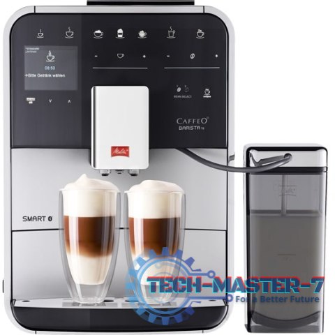 Ekspres ciśneniowy MELITTA Barista TS Smart Srebrno-czarny Ekspres ciśneniowy MELITTA Barista TS Smart Srebrno-czarny