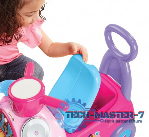 Jeździk Fisher Price Muzyczna Parada różowy Jeździk Fisher Price Muzyczna Parada różowy